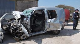 Cuatro muertos por un tremendo choque frontal en Las Varillas