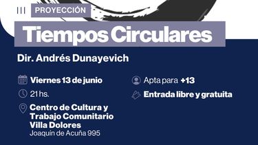 Cine nacional en el Centro de Cultura y Trabajo Comunitario de Villa Dolores