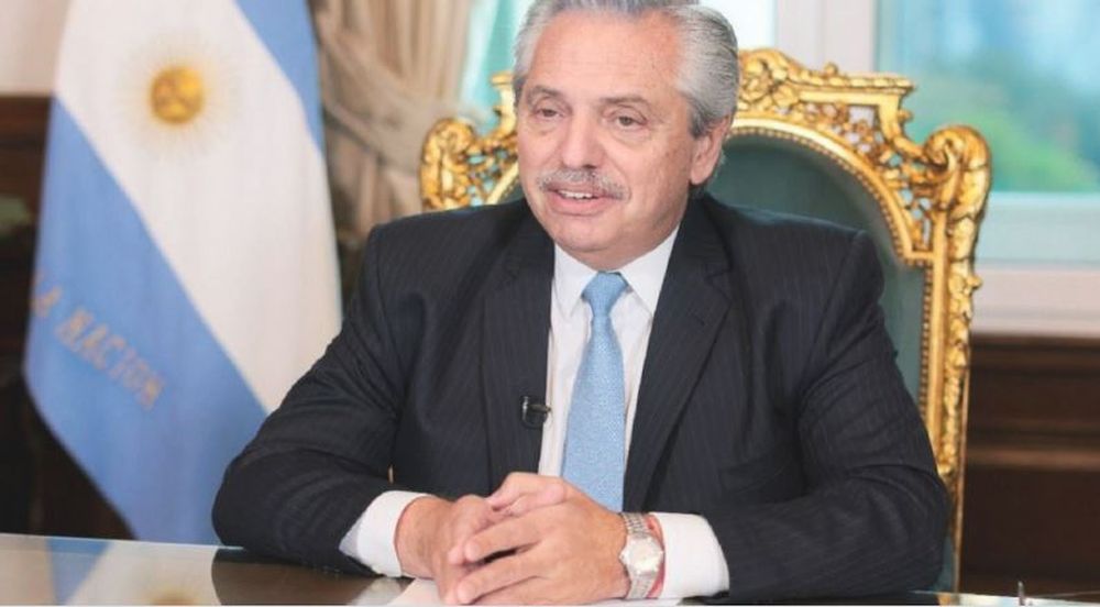 Presidente. Alberto Fernández.