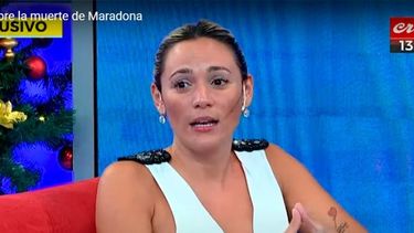 el dramatico relato de rocio oliva al referirse a diego maradona
