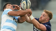 los pumas sufrieron una dura derrota ante escocia en su estreno en el nuevo nations championship
