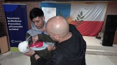 el ministerio de salud de la provincia continua con las capacitaciones de rcp