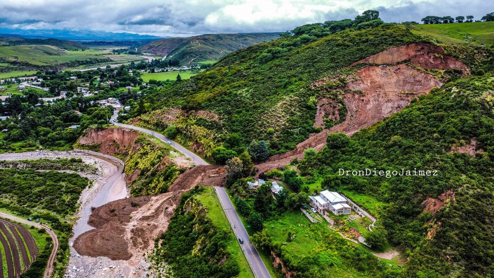 Desde el cielo. La imagen del alud de Aconquija. Gentileza de Diego Jaimez.&nbsp;