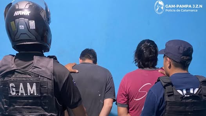 Dos jóvenes fueron aprehendidos tras una persecución en Sumalao
