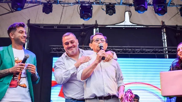 Gonzalo Mascheroni junto a Juan Carlos Rojas, su antecesor.&nbsp;