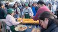 Tamal. Utilizaron más de 20 kilos de zapallo anco para su elaboración.