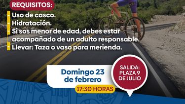 Cicloturismo para el fin de semana