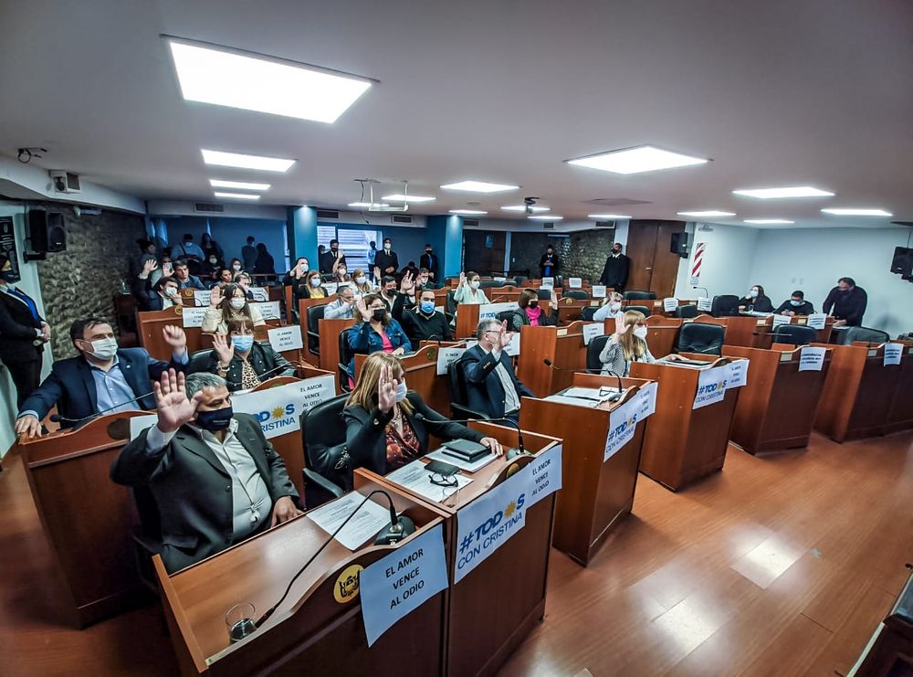 El bloque del Frente de Todos pidió la renuncia de Laureano Palacios.&nbsp;