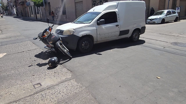 accidente en pleno centro