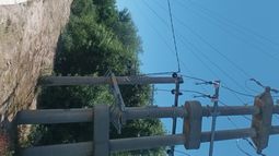 Robaron un transformador  y cables de la Costanera Este