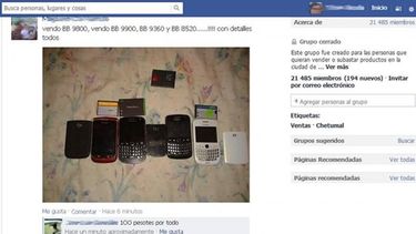 Roban y lo venden por Facebook