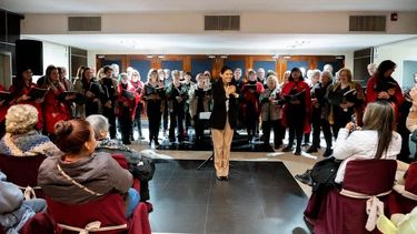 Concierto. Interpretaron más de 10 piezas corales.