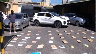 Hallaron 18 kilos de cocaína, $60 millones y 60 mil dólares