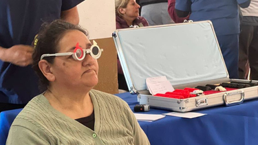 ver para crecer: mas de 200 vecinos recibieron atencion oftalmologica y anteojos gratuitos