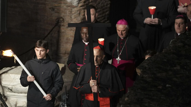 El Papa no pudo participar del tradicional Vía Crucis