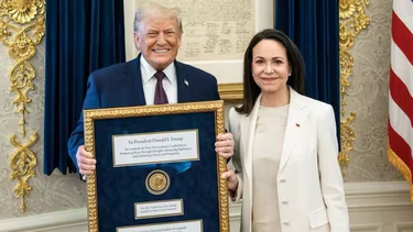 trump podria involucrar a corina machado en la transicion de venezuela