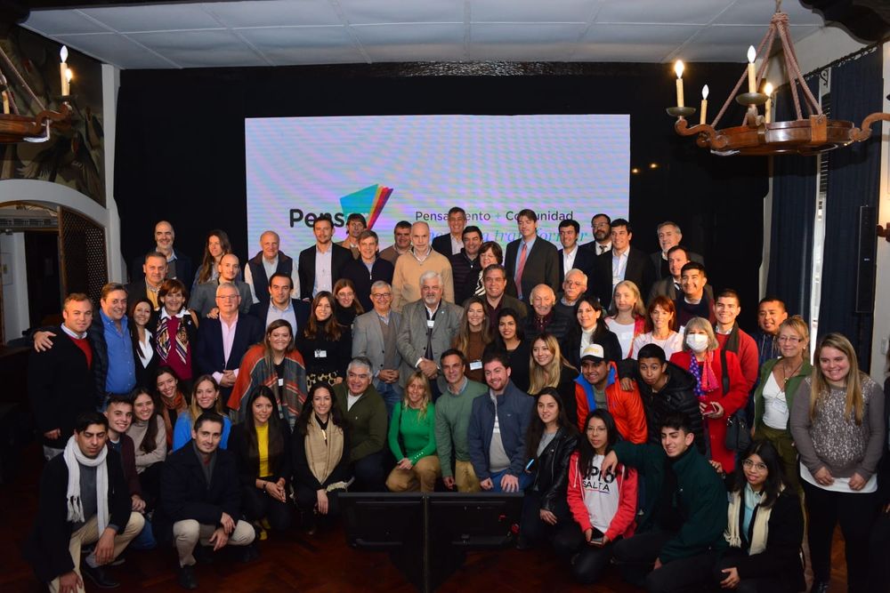 El presidente del PRO, Carlos Molina, en el encuentro en Salta