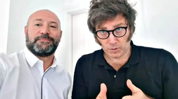 Diego Spagnuolo y Javier Milei