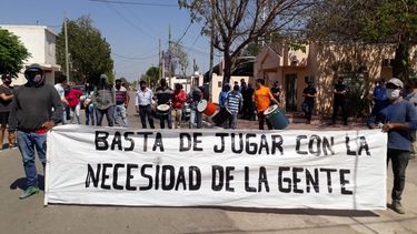 Reclamo de cesanteados de Recreo