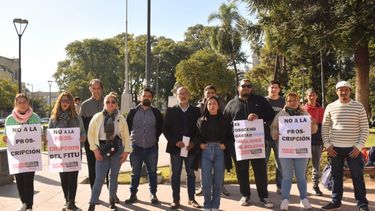 El Frente de Izquierda Unida denunció proscripción.&nbsp;