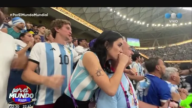 Lali, acosada por un hincha