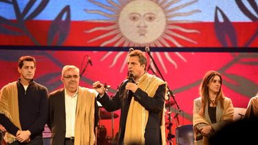 Postura. Jalil destacó la vocación de diálogo de Sergio Massa.
