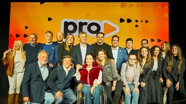 Encuentro PRO. Natalia Saseta y Enrique Cesarini participaron de la reunión con Macri en Mendoza.&nbsp;