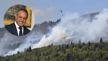 Daniel Scioli viajará a Chubut para monitorear el incendio en Los Alerces.