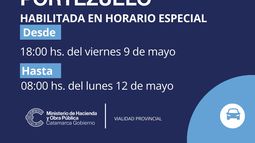 La Cuesta del Portezuelo estará habilitada en horario especial este fin de semana