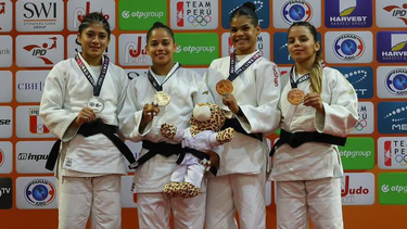 mikaela rojas con bronce en el open panamericano