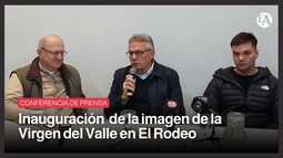 Inauguración de la imagen de la Virgen del Valle en El Rodeo