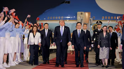 Trump llegó a China en una cumbre clave marcada por tensiones con Irán y el comercio global Trump llegó a China en una cumbre clave marcada por tensiones con Irán y el comercio global