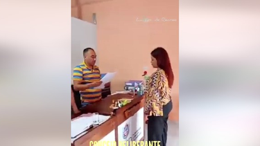 Federico Mercado le tomó juramento a Romina Almaras.&nbsp;