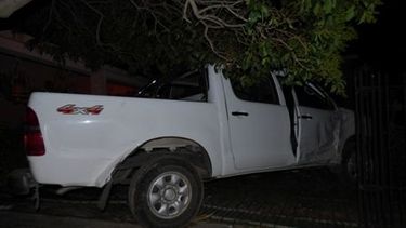 Chocó contra una vivienda