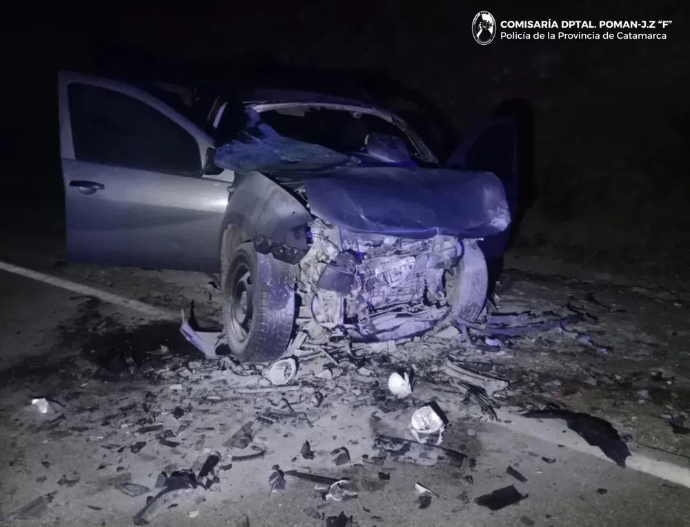 Accidente. En la Quebrada de La Cébila.&nbsp;