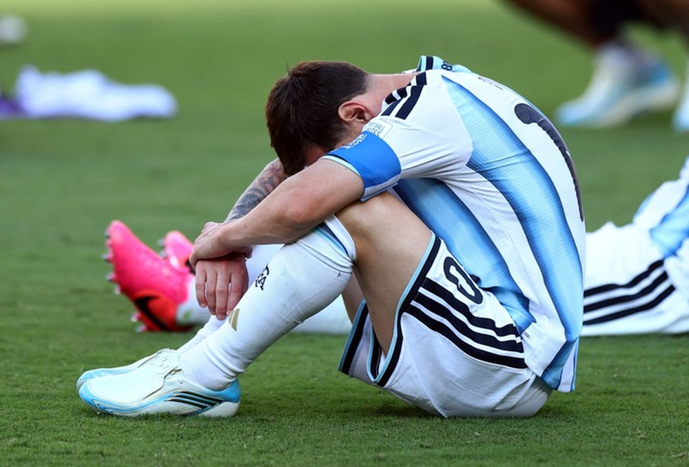 La reacción de Lionel Messi tras la derrota de la Selección contra España