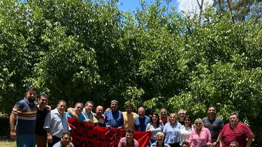 Encuentro. Los celestes se reunieron en Andalgalá el mes pasado.