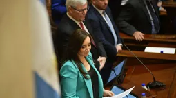 Victoria Villarruel le tomó juramento a los nuevos legisladores Victoria Villarruel le tomó juramento a los nuevos legisladores