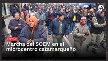 El SOEM marchó en el microcentro catamarqueño