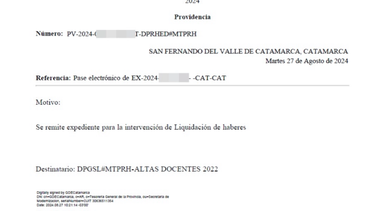 Docentes autoconvocados se movilizan para reclamar por las 282 bajas en Educación