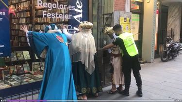 cachean a los tres reyes magos