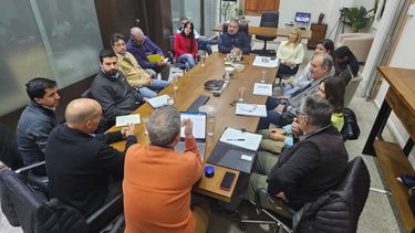Eduardo Niederle con representantes de las Naciones Unidas
