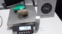 Detuvieron a una mujer con más de medio kilo de cocaína en el aeropuerto de Córdoba