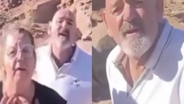 Dos turistas vandalizaron el Dique Potrerillos en Mendoza