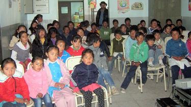 Cine Móvil en la Casa de la Cultura