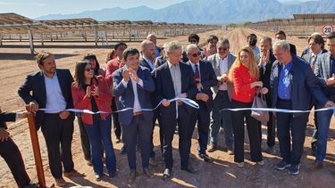 inauguraron el nuevo parque solar fotovoltaico en tinogasta