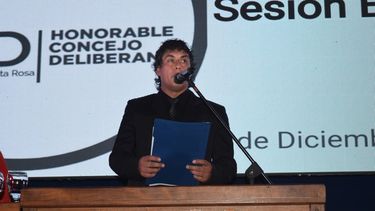 Mario Páez. Intendente de Santa Rosa.&nbsp;