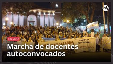 Marcha de docentes autoconvocados