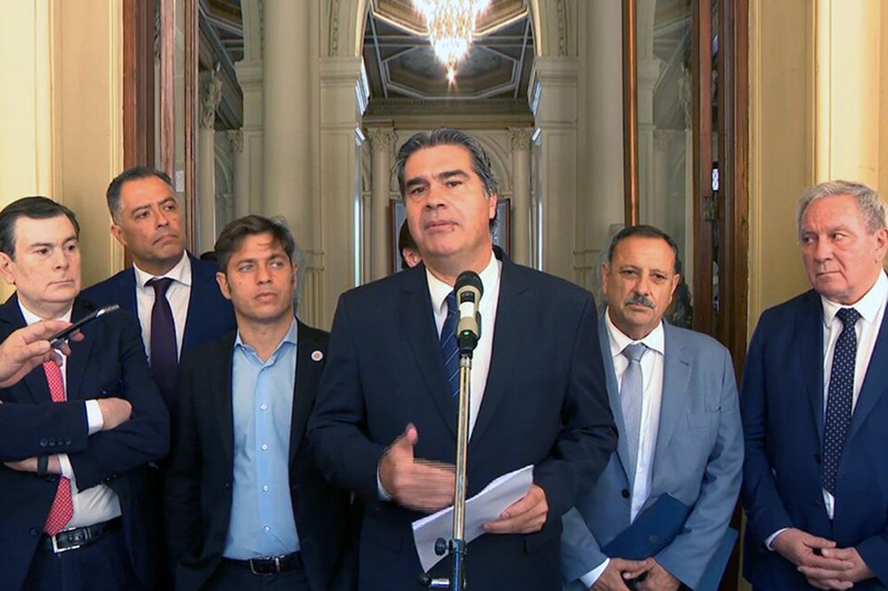 Referente. Capitanich representa a los gobernadores del pj.