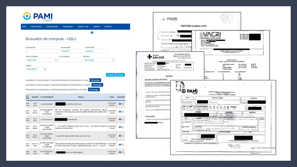 PAMI expone datos médicos y documentos sensibles de sus afiliados en su sitio web